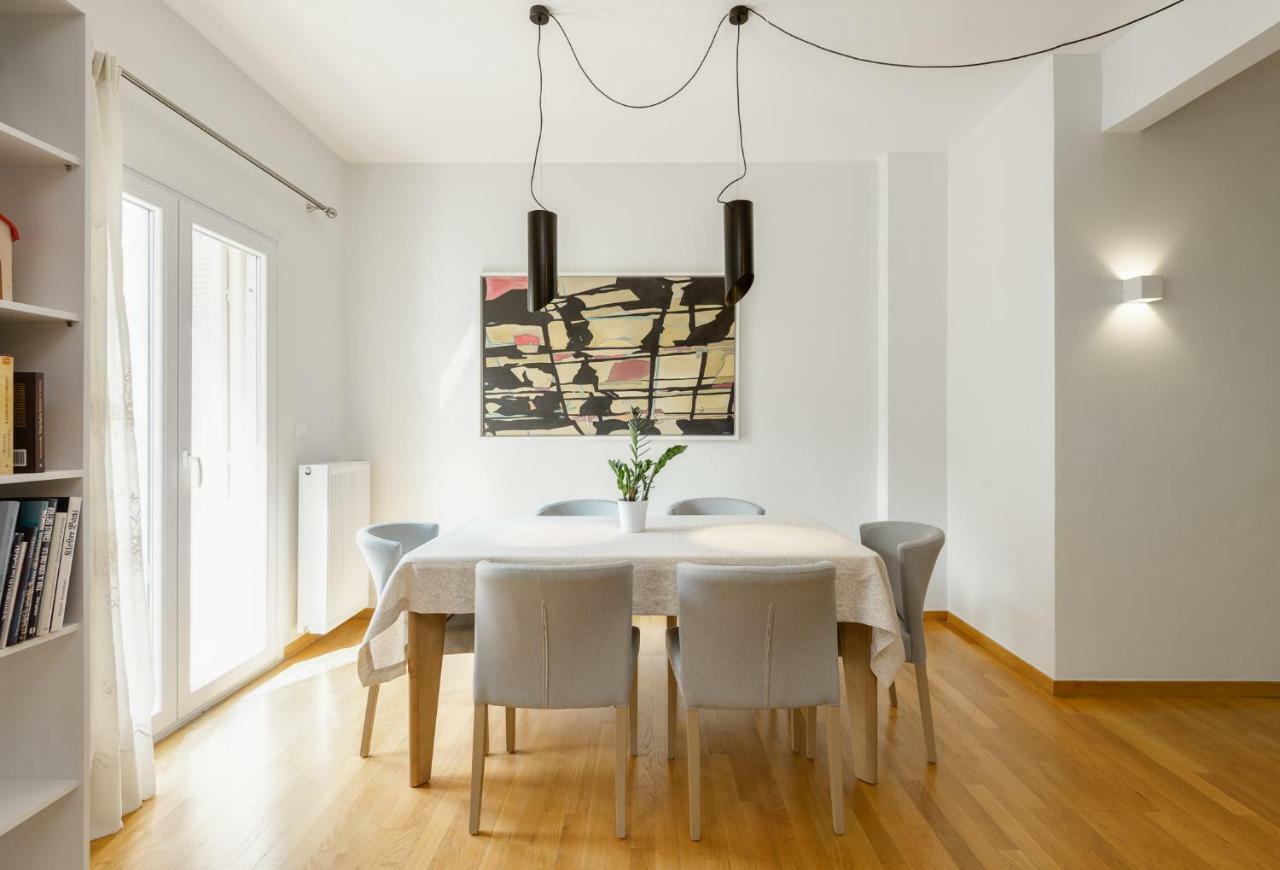 Brand-New Modern Flat In Heart Of City Tesalonika Bagian luar foto